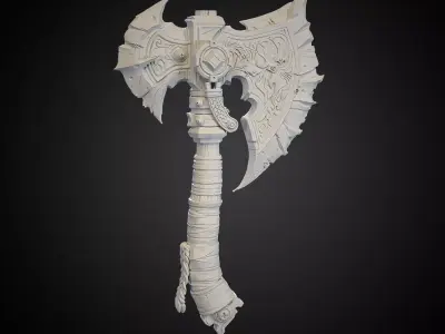 Stylized Axe 20 3D model