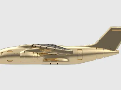 Antonov AN-148 Aircraft Jewelry JDBCo 3D print model