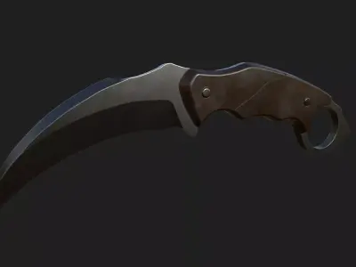 Karambit Knife - Game Ready - 4K PBR Low-poly 3D model