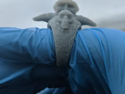 plague doctor ring 3D print model