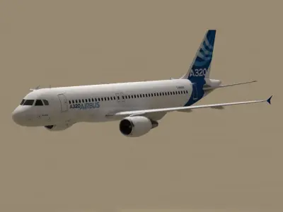 A320-200 airbus 3D model