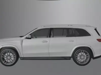Mercedes Benz GLS 580 2020 3D model purchase