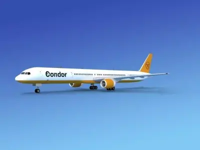 Boeing 757-300 Condor 1 3D model