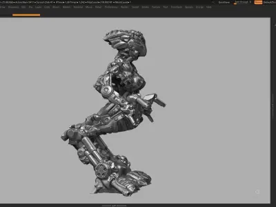 robot battle a09 3d print model 3D print model