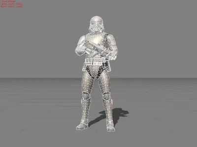 Kimmi First Order Jet Trooper Low-poly 3D model