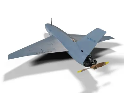 arash drone lowpoly Low-poly 3D model