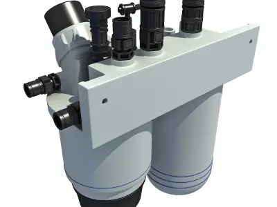 3D Fuel Oil Filter 3D model