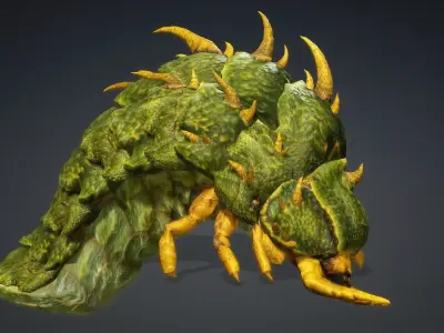 Larval-V2c 3D model