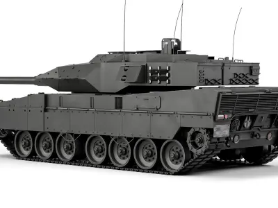 Tank Stridsvagn Strv 122 2018 3D model
