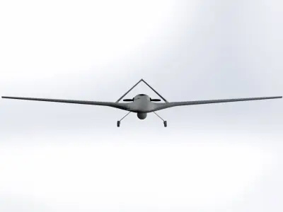 Bayraktar TB2 - Detailed 3D Model 3D print model