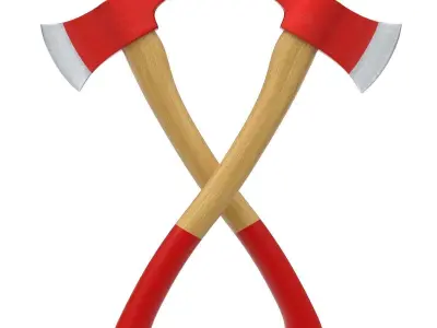 Firefighter Axe 3D model purchase