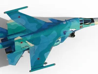 Su-34 3D model