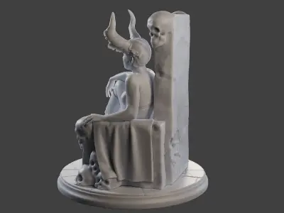 Dark Queen DQ1 001 3D print model