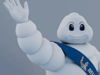 Michelin Mascot Free 3D model