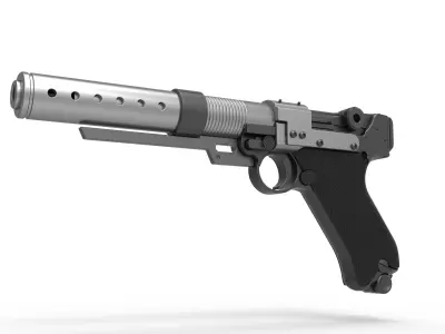 Blaster pistol A-180 from the movie Rogue One A Star Wars Story 3D model