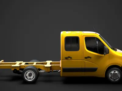 Renault Master CrewCab DW E20 Chassis 2020 3D model