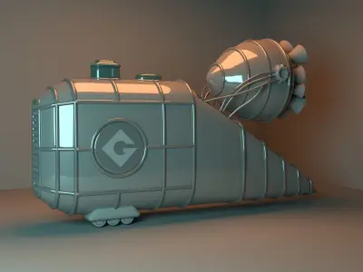 Grumobile toy camera 3D model