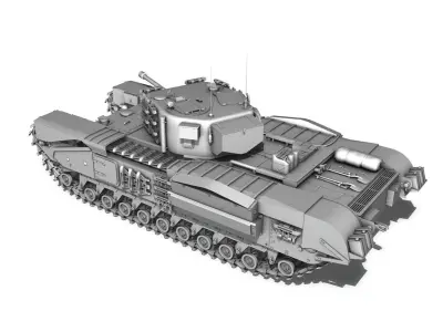 Churchill MK IV  3D model