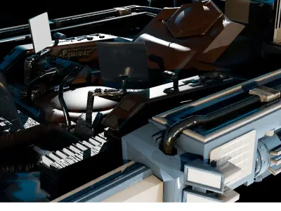 Star Wars spaceship Low-poly 3D model