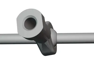 Spherical Bearing Mechanism Animated 3D model