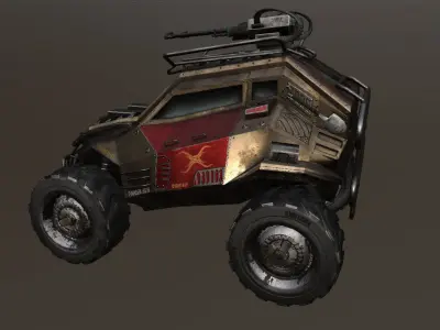 Thunder HG1B Low-poly 3D model