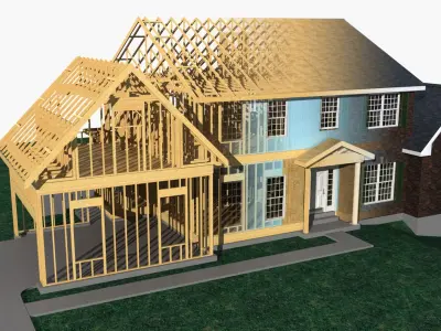 House Framing a0503a3 3D model