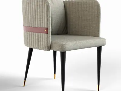 Santiago Armchair Free 3D model