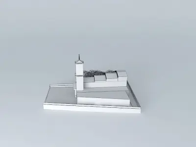 CHURCH OF SAN JUAN BAUTISTA Cerano, GUANAJUATO, MEXICO. Free 3D model