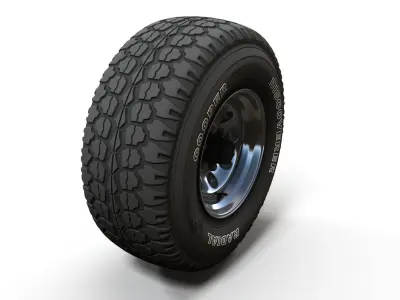 Offroad custom wheel 3D model