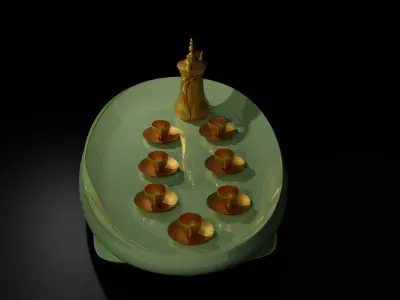  arabic tea pot Free 3D model