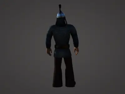 Orak Character Animated Free low-poly 3D model