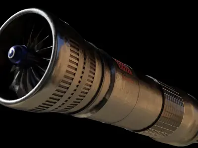 Turbine 3D models PBR materials 3D Model Collection