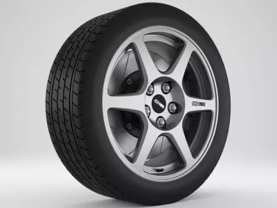 Enkei Performance Evo 8 Rim 3D model