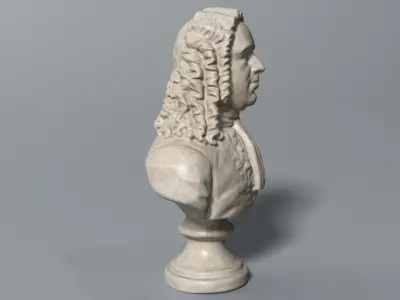Handel Bust 3D model