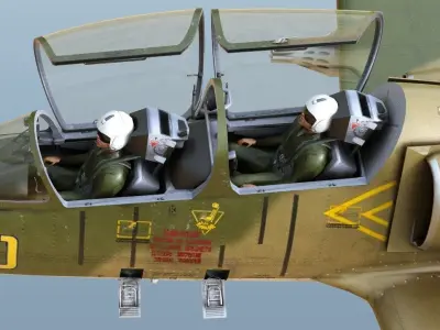 L39 Albatros Low-poly 3D model