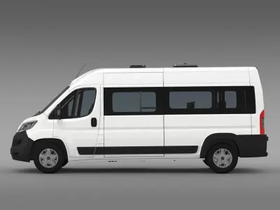 Citroen Jumper Combi L3H2 2017 3D model