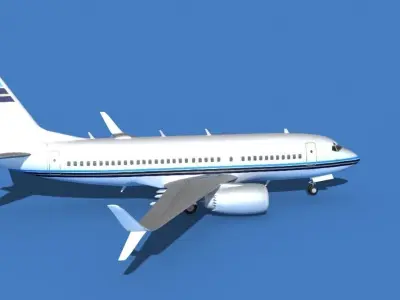 Boeing 737 MAX 7 Corporate 1 3D model