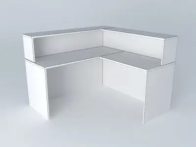 Reception counter Free 3D model purchase