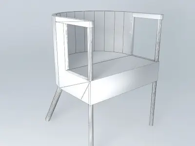 Pan Am airship promenade chair Free 3D model