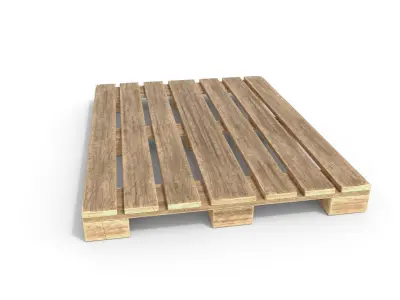 Wooden Pallet 3 3D model