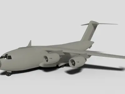 Globemaster Airplane Free 3D model