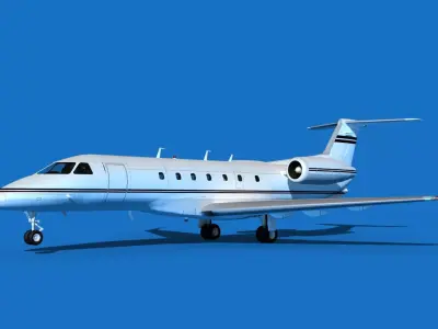 Embraer Legacy 500 V06 3D model