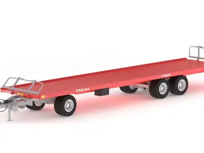 Brimont PBB12D Tray Trailer 3D model