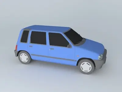 Daewoo Tico SX 1998 Free 3D model