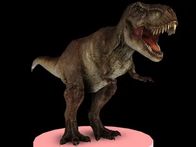 T-Rex t - rex Low-poly 3D model