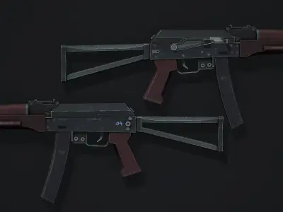 PP-19 Vityaz SMG - Low Poly Game Ready Low-poly 3D model