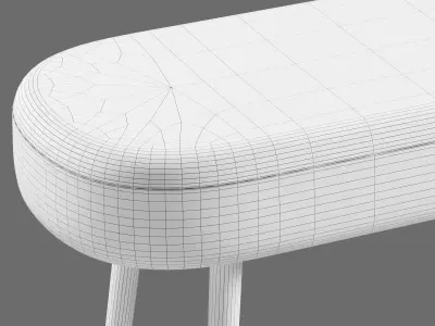 La Redoute Interieurs Semeon Ottomans Set 100 part 2 3D model