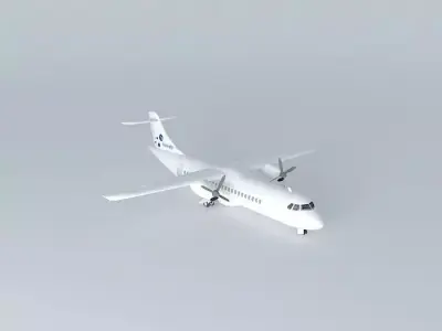 CanaryFly Airlines ATR 42 Free 3D model