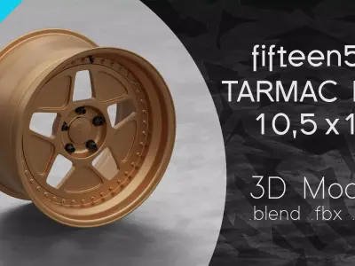fifteen52 Tarmac R43 Hoonicorn Rim 3D Model Free 3D model