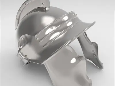 greek helmet 3D model get